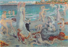 Plage a I'e pagneul 1903 By Maurice Denis