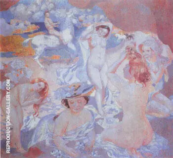 Plage au cheval blanc 1903 By Maurice Denis