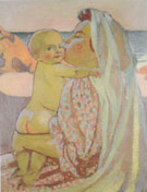 L'Enfant nu dans les bras de sa mere ou Maternite a Perror 1906 By Maurice Denis