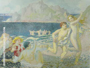 Galatee ou La Poursuite 1908 By Maurice Denis