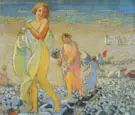 Petite Plage aux galets 1909 By Maurice Denis