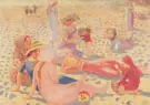 Plage au petit garcon 1911 By Maurice Denis