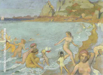 Jeux de Galatee a Trestrignel 1912 By Maurice Denis