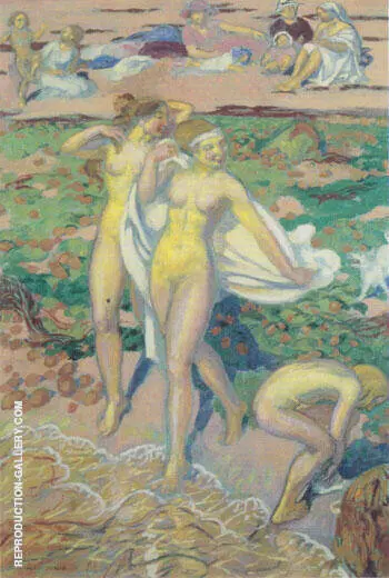 Les Baigneuses de Trebeurden 1919 By Maurice Denis