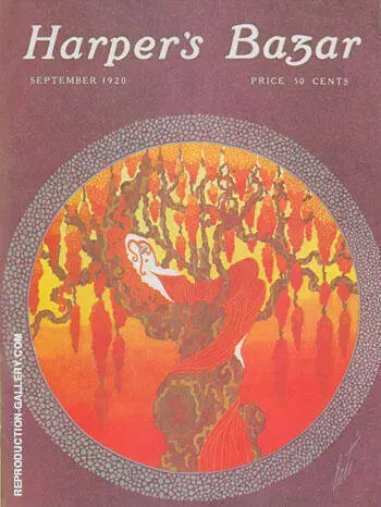 Early Autumn Fashions Harper's Bazaar September 1920 By Erte