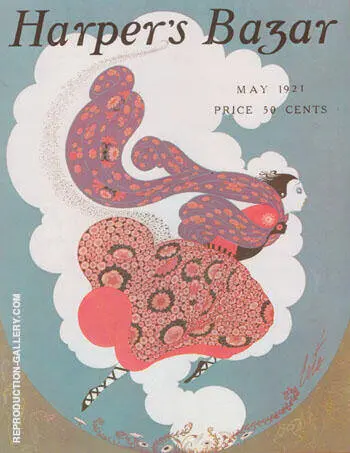Summer Fashion Number Harper's Baazar May 1921 By Erte