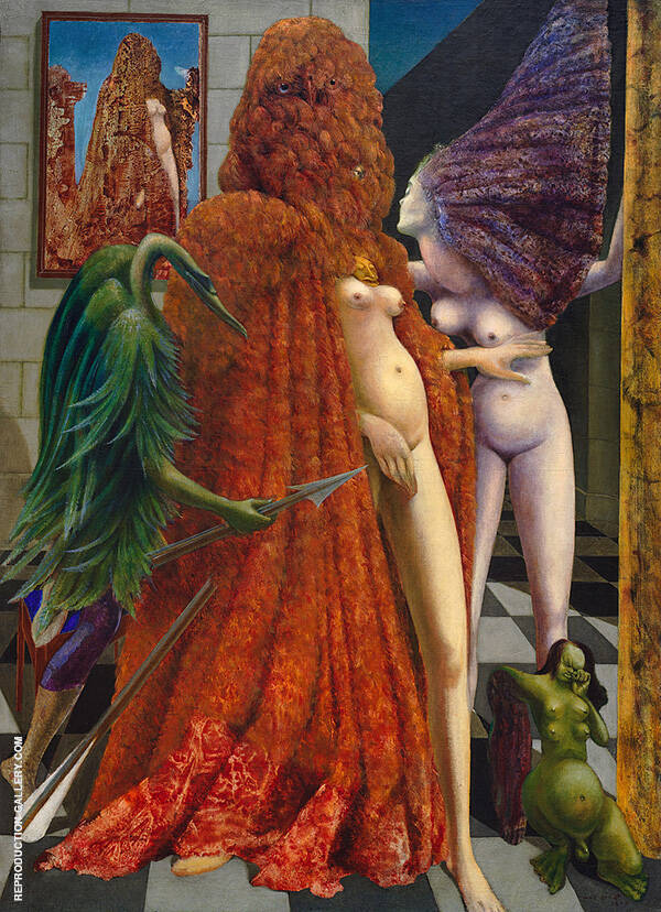 The Robing of the Bride 1939 by Max Ernst | Oil Painting Reproduction