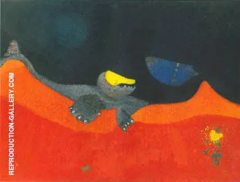 Enseigne Pour Une Ecole des Monstres 1968 By Max Ernst