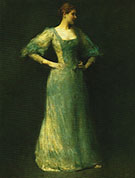 The Blue Dress 1892 By Thomas Wilmer Dewing