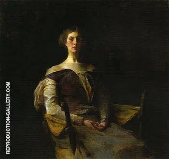 Portrait of a Girl 1905 By Thomas Wilmer Dewing