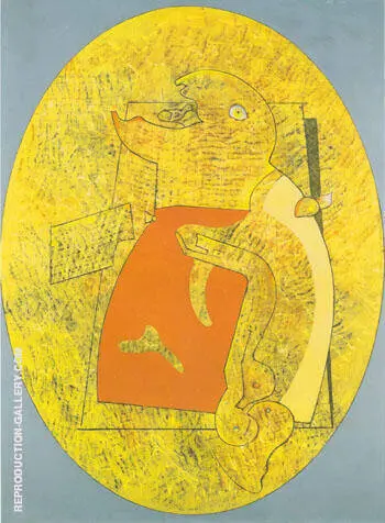 Mangeur d oiseau Figure 1929 By Max Ernst