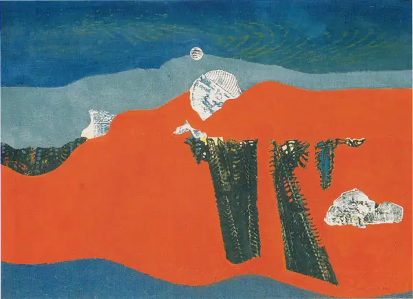 Wustenlandschaft 1929 By Max Ernst