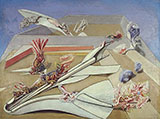 Jardin gobe avions 1935 By Max Ernst