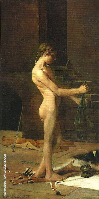 A Young Sorcerer 1877 By Thomas Wilmer Dewing