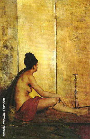 A Sorceress 1879 By Thomas Wilmer Dewing