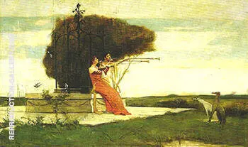 Morning 1879 By Thomas Wilmer Dewing