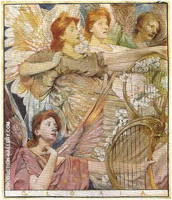 Gloria 1884 By Thomas Wilmer Dewing