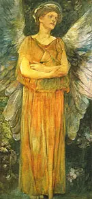 Allegorical Figure of Sleep, The Angel of Sleep 1885 By Thomas Wilmer Dewing