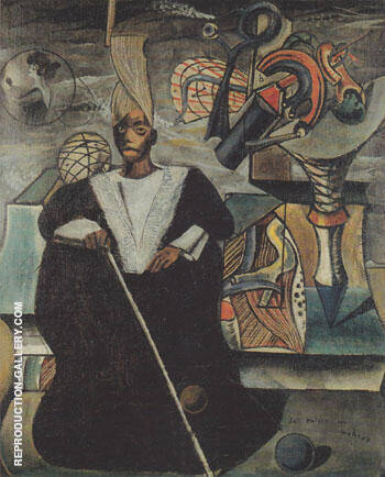 The Emperor from Wahaua c.a. 1920 by Max Ernst | Oil Painting Reproduction