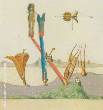 Untitled c.a. 1920 by Max Ernst | Oil Painting Reproduction