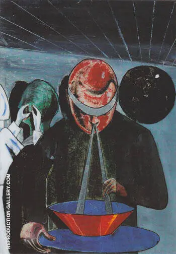 Portrait of Eluard 1921 By Max Ernst