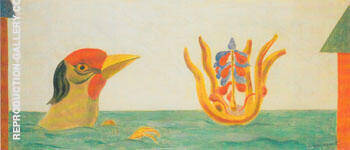 The Birds Cannot Disappear 1923 by Max Ernst | Oil Painting Reproduction
