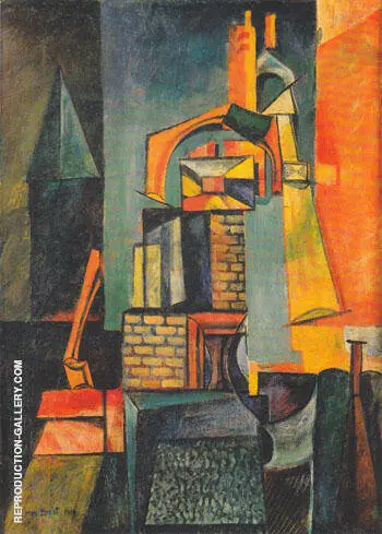 Towers 1916 By Max Ernst