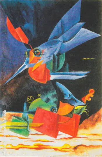 The Spindle's Victory 1917 By Max Ernst