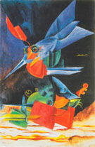 The Spindle's Victory 1917 By Max Ernst