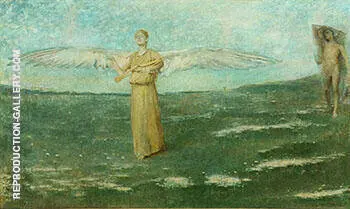 Tobias and the Angel 1887 By Thomas Wilmer Dewing