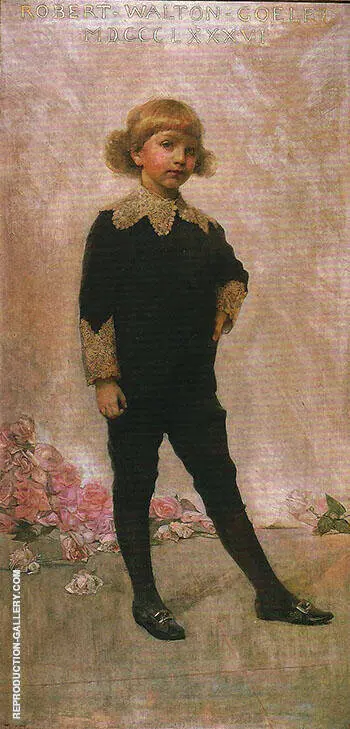 Portrait of Robert Walton Goelet 1886 By Thomas Wilmer Dewing