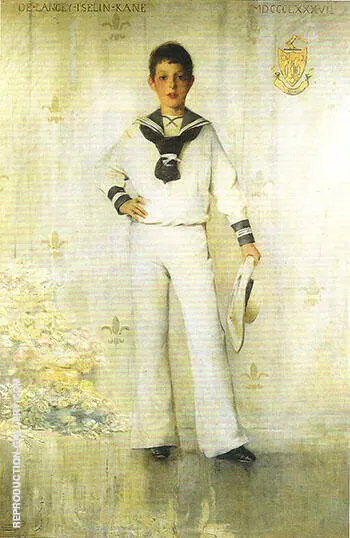 Portrait of DeLancey Iselin Kane 1887 By Thomas Wilmer Dewing