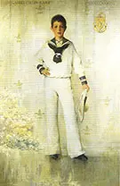 Portrait of DeLancey Iselin Kane 1887 By Thomas Wilmer Dewing