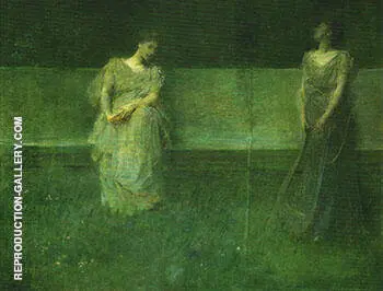 The Song 1891 By Thomas Wilmer Dewing