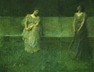 The Song 1891 By Thomas Wilmer Dewing