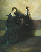 The Musician 1909 By Thomas Wilmer Dewing