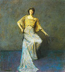 Lady with a Fan 1911 By Thomas Wilmer Dewing
