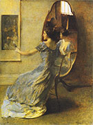 Before the Mirror 1916 By Thomas Wilmer Dewing