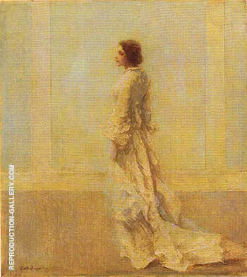 The Old Fashioned Gown c 1921 By Thomas Wilmer Dewing