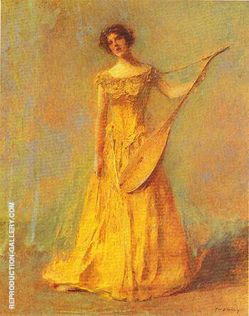 The Singer 1924 By Thomas Wilmer Dewing