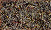 Number 5 1948 detail By Jackson Pollock (Inspired By)