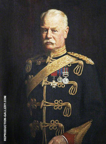 Brigadier-General Charles Spragge, CB, Mayor of Torquay | Oil Painting Reproduction