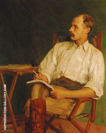 George Warrington Stevens War Correspondent 1900 | Oil Painting Reproduction