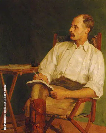 George Warrington Stevens War Correspondent 1900 By John Maler Collier