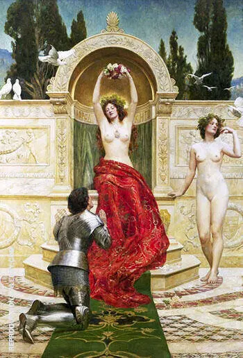 In the Venusberg Tannhauser 1901 By John Maler Collier