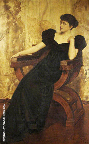 Portrait of an Unknown Woman 1893 | Oil Painting Reproduction