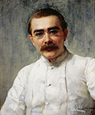 Portrait of Rudyard Kipling 1891 By John Maler Collier