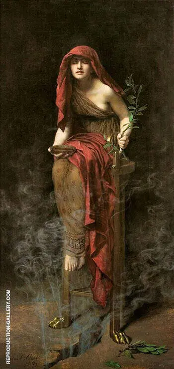 Priestess of Delphi 1891 By John Maler Collier