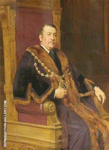 Samuel Radcliffe Platt Mayor of Oldham 1887-1889 By John Maler Collier