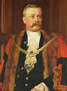 Sir Charles Tertius Mander 1852-1929, 1st Bt, as Mayor of Wolverhampton 1892-96 By John Maler Collier